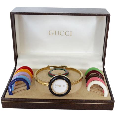 gucci bezel watch set